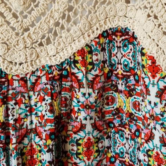 Cheerful & charming sun dress M - L - Picture 3 of 5